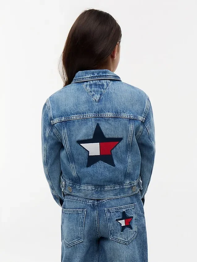 Kids’ Embroidered Star Denim Jacket Kids’ Embroidered Star Denim Jacket