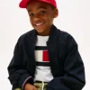 Kids’ Flag Stripe Logo Baseball Cap