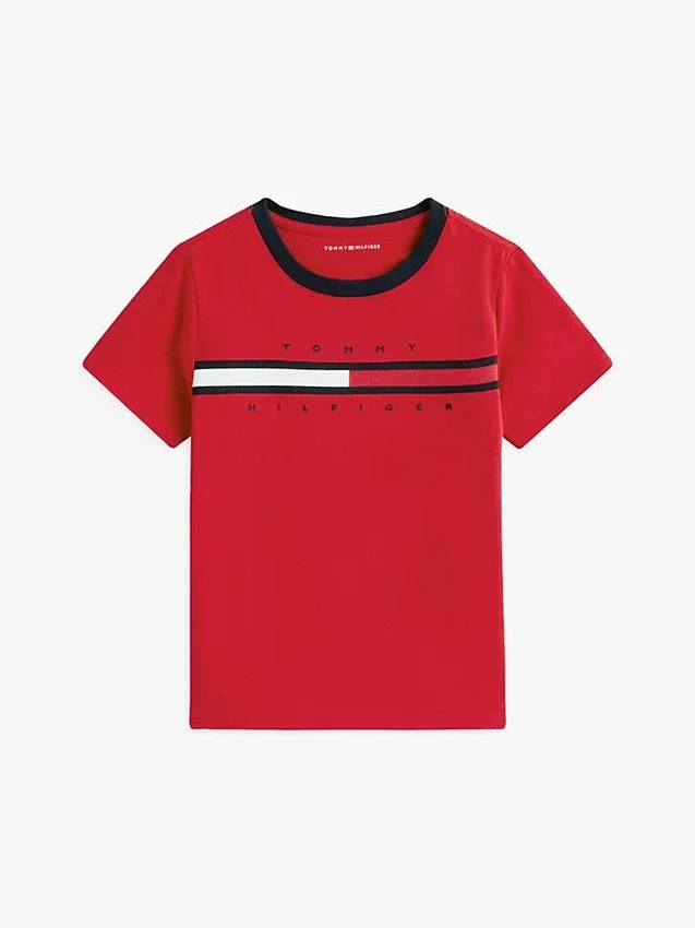 Kids’ Flag Stripe Logo T-Shirt Kids’ Flag Stripe Logo T-Shirt
