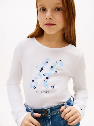 Kids’ Floral Monogram T-Shirt