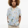 Kids’ Floral Print Camp Shirt