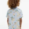 Kids’ Floral Print Camp Shirt