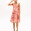 Kids’ Floral Print Ruffle-Strap Dress Kids’ Floral Print Ruffle-Strap Dress