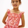 Kids’ Floral Print Ruffle-Strap Dress Kids’ Floral Print Ruffle-Strap Dress