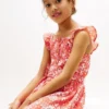 Kids’ Floral Print Ruffle-Strap Dress Kids’ Floral Print Ruffle-Strap Dress