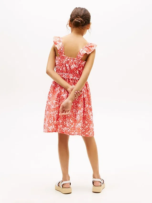 Kids’ Floral Print Ruffle-Strap Dress Kids’ Floral Print Ruffle-Strap Dress