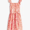 Kids’ Floral Print Ruffle-Strap Dress Kids’ Floral Print Ruffle-Strap Dress