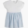 Kids’ Gingham Seersucker Combo Dress