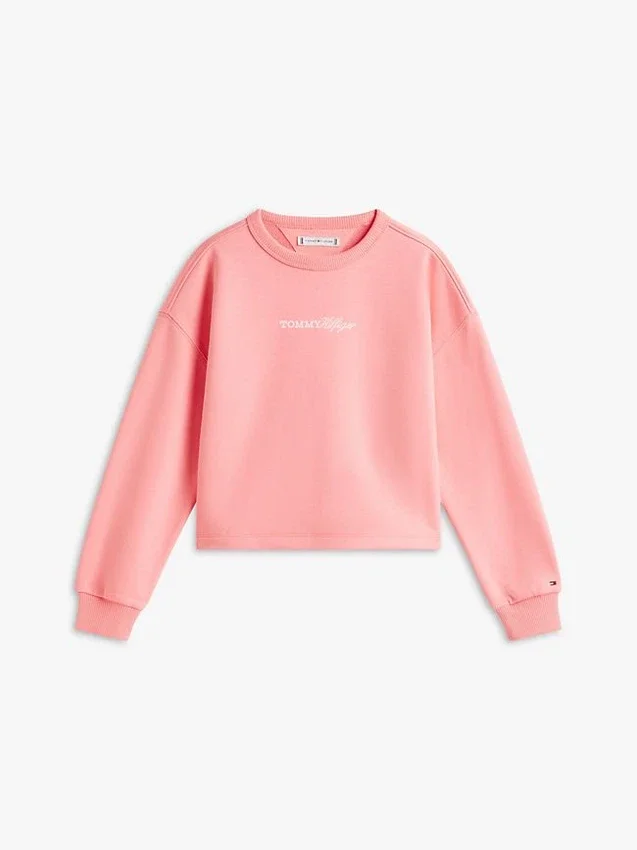 Kids’ Glitter Tommy Logo Sweatshirt Kids’ Glitter Tommy Logo Sweatshirt