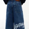Kids’ Graffiti Print Baggy Denim Short Kids’ Graffiti Print Baggy Denim Short