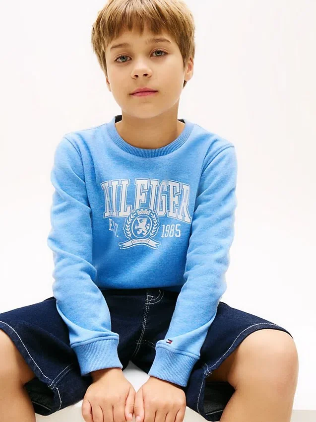 Kids’ Hilfiger 85 Logo Sweatshirt Kids’ Hilfiger 85 Logo Sweatshirt