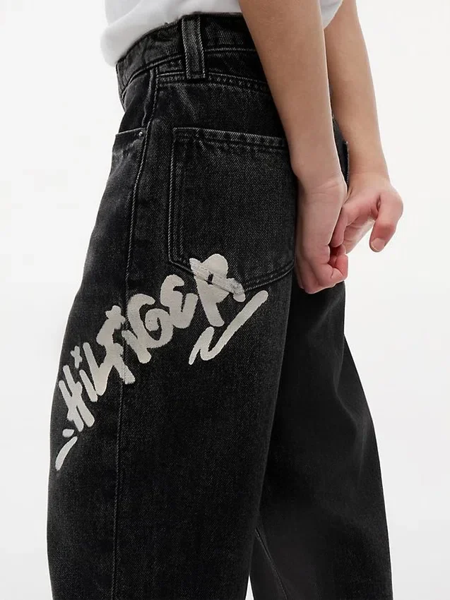Kids’ Hilfiger Graffiti Print Baggy Jean Kids’ Hilfiger Graffiti Print Baggy Jean