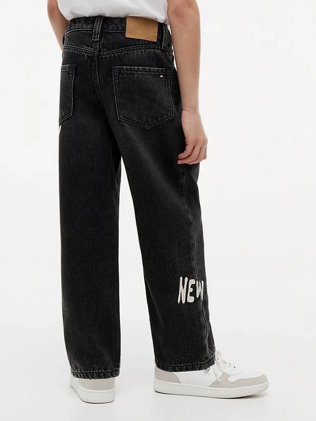 Kids’ Hilfiger Graffiti Print Baggy Jean Kids’ Hilfiger Graffiti Print Baggy Jean