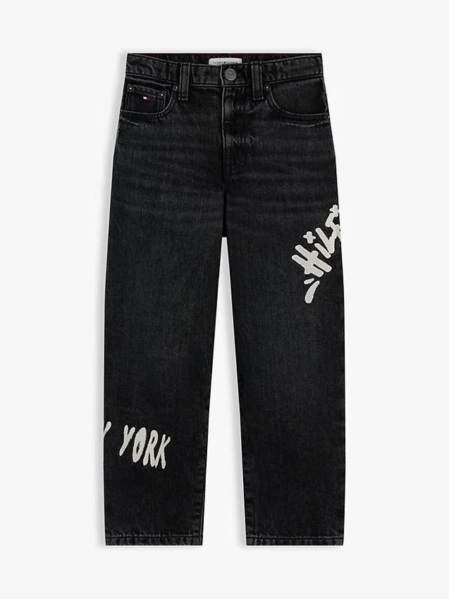 Kids’ Hilfiger Graffiti Print Baggy Jean Kids’ Hilfiger Graffiti Print Baggy Jean