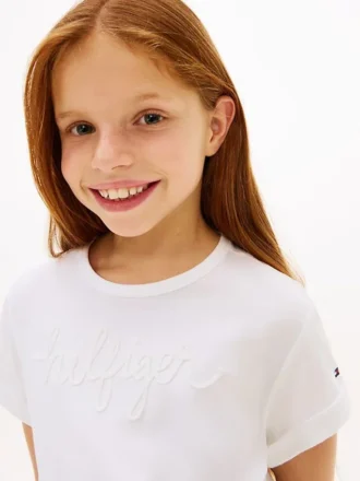 Kids’ Hilfiger Logo Tie-Front T-Shirt