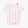 Kids’ Hilfiger Logo Tie-Front T-Shirt Kids’ Hilfiger Logo Tie-Front T-Shirt