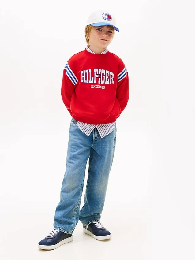 Kids’ Hilfiger Sport Logo Sweatshirt Kids’ Hilfiger Sport Logo Sweatshirt