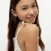 Kids’ Lemon Print Smocked Sundress