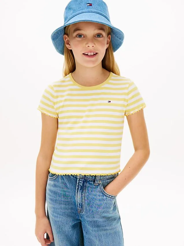 Kids’ Lettuce-Trim Ribbed Top Kids’ Lettuce-Trim Ribbed Top