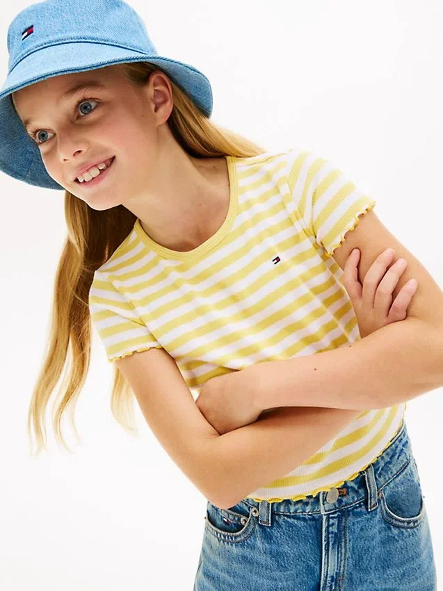 Kids’ Lettuce-Trim Ribbed Top Kids’ Lettuce-Trim Ribbed Top