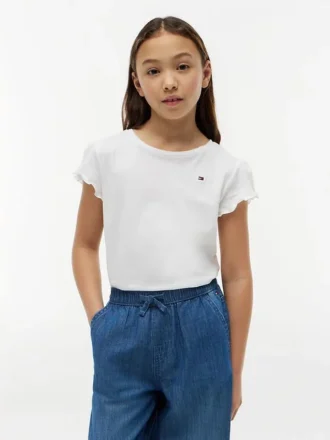 Kids’ Lettuce-Trim Sleeve T-Shirt