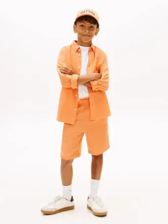 Kids’ Linen-Blend Short