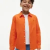 Kids’ Linen-Cotton Blend Shirt