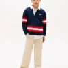 Kids’ Logo Graphic Stripe Rugby Polo Kids’ Logo Graphic Stripe Rugby Polo