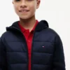 Kids’ Mixed Media Hooded Quilted Jacket Kids’ Mixed Media Hooded Quilted Jacket