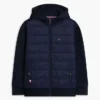 Kids’ Mixed Media Hooded Quilted Jacket Kids’ Mixed Media Hooded Quilted Jacket