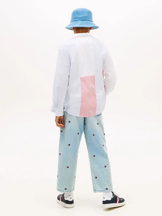 Kids’ Mixed Stripe Stretch Oxford Shirt Kids’ Mixed Stripe Stretch Oxford Shirt