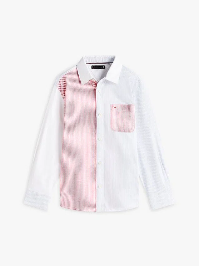 Kids’ Mixed Stripe Stretch Oxford Shirt Kids’ Mixed Stripe Stretch Oxford Shirt
