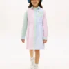 Kids’ Mixed Stripe Stretch Shirtdress Kids’ Mixed Stripe Stretch Shirtdress