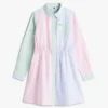 Kids’ Mixed Stripe Stretch Shirtdress Kids’ Mixed Stripe Stretch Shirtdress