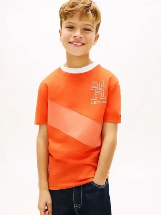 Kids’ Monogram Banner Stripe T-Shirt Kids’ Monogram Banner Stripe T-Shirt