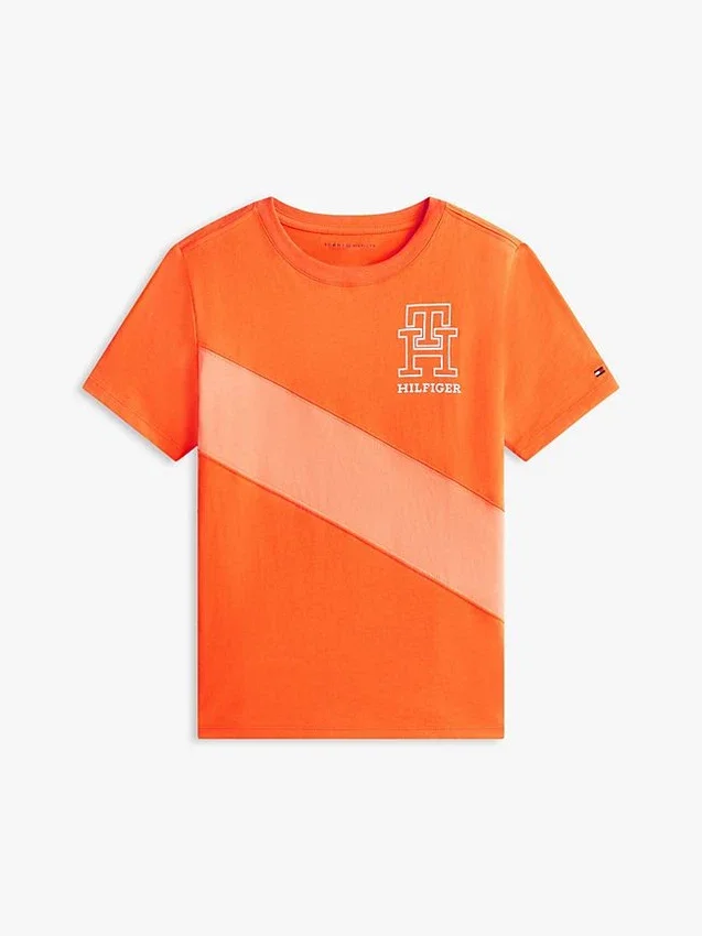 Kids’ Monogram Banner Stripe T-Shirt Kids’ Monogram Banner Stripe T-Shirt