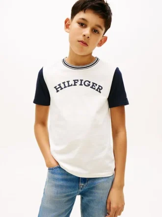 Kids’ Monotype Logo Colorblock T-Shirt