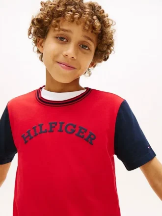 Kids’ Monotype Logo Colorblock T-Shirt