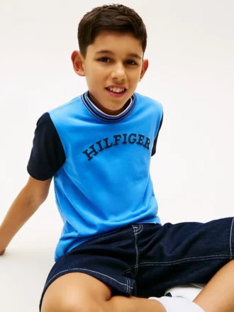 Kids’ Monotype Logo Colorblock T-Shirt
