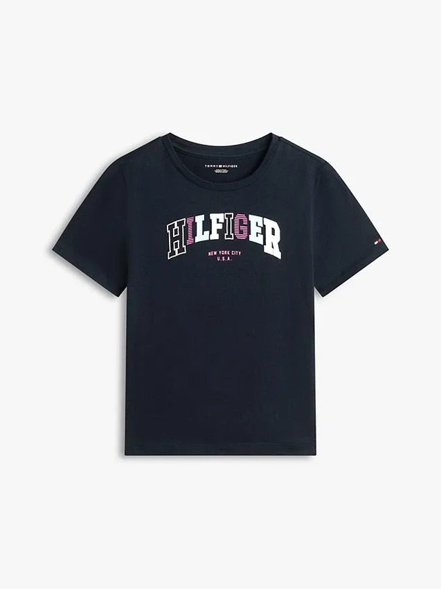 Kids’ Multicolor Hilfiger Logo T-Shirt Kids’ Multicolor Hilfiger Logo T-Shirt