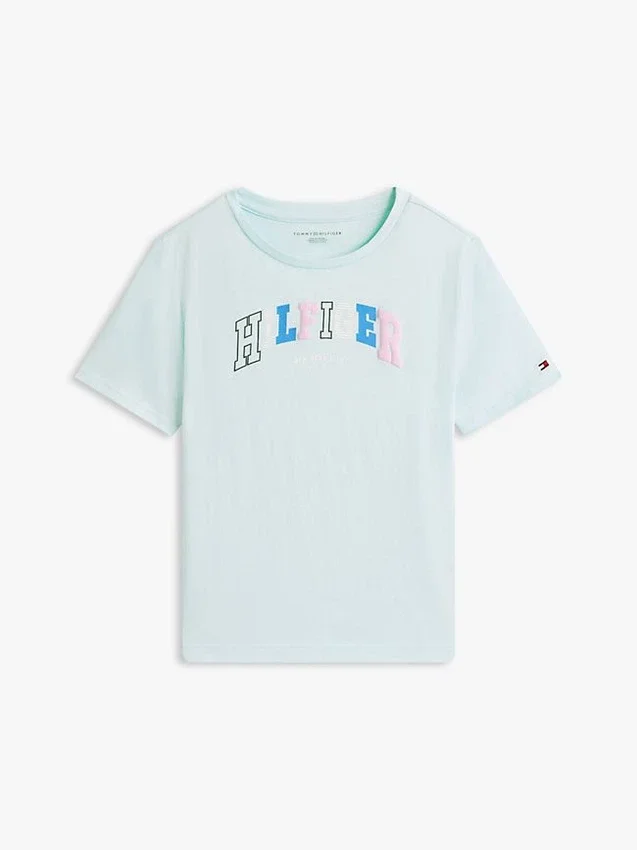 Kids’ Multicolor Hilfiger Logo T-Shirt Kids’ Multicolor Hilfiger Logo T-Shirt