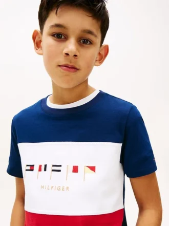 Kids’ Multiflag Logo Colorblock T-Shirt Kids’ Multiflag Logo Colorblock T-Shirt