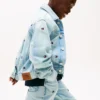 Kids’ Oversize Wavy Flag Denim Jacket Kids’ Oversize Wavy Flag Denim Jacket