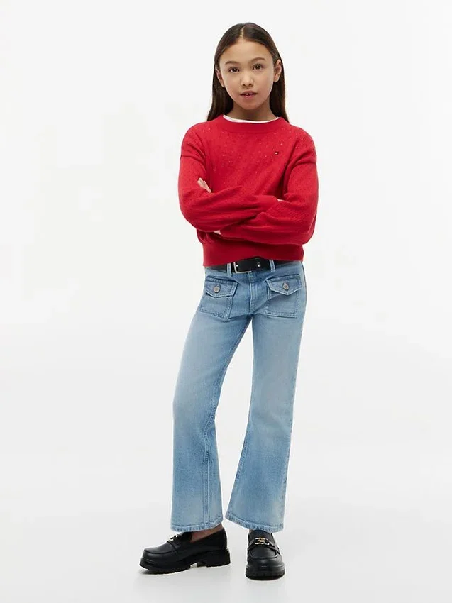 Kids’ Patch Pocket Flared Jean Kids’ Patch Pocket Flared Jean