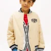 Kids’ Peached Twill Varsity Bomber Kids’ Peached Twill Varsity Bomber
