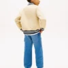 Kids’ Peached Twill Varsity Bomber Kids’ Peached Twill Varsity Bomber