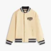 Kids’ Peached Twill Varsity Bomber Kids’ Peached Twill Varsity Bomber