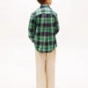 Kids’ Plaid Stretch Oxford Shirt