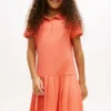 Kids’ Pleated Stretch Polo Dress Kids’ Pleated Stretch Polo Dress