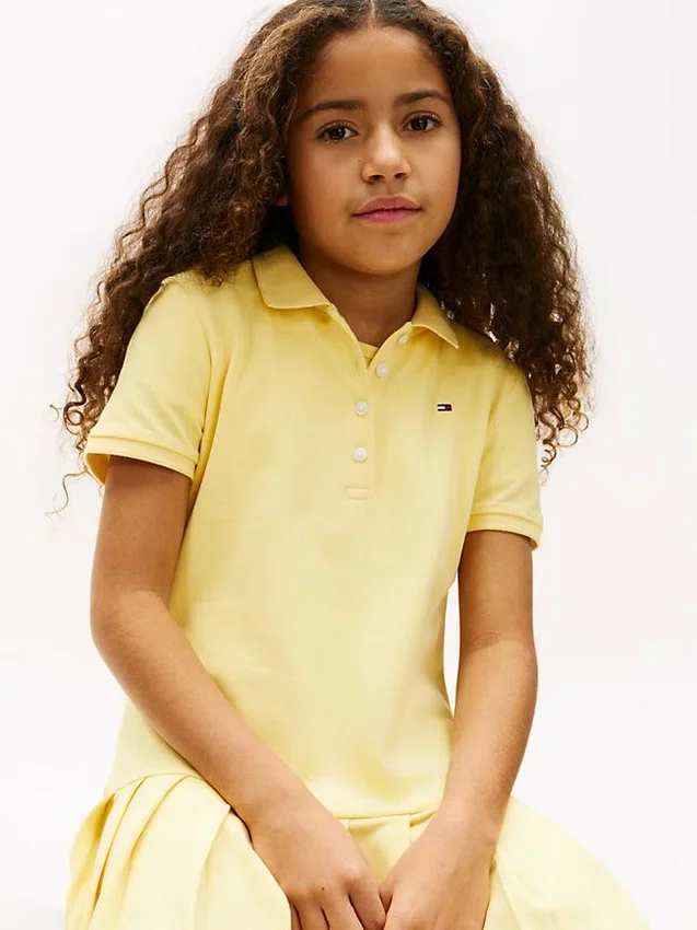 Kids’ Pleated Stretch Polo Dress Kids’ Pleated Stretch Polo Dress